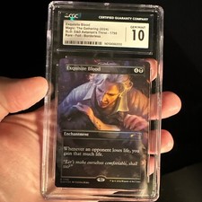 Exquisite Blood (Rainbow Foil) Secret Lair Drop D&D Astarion’s Thirst MTG CGC 10