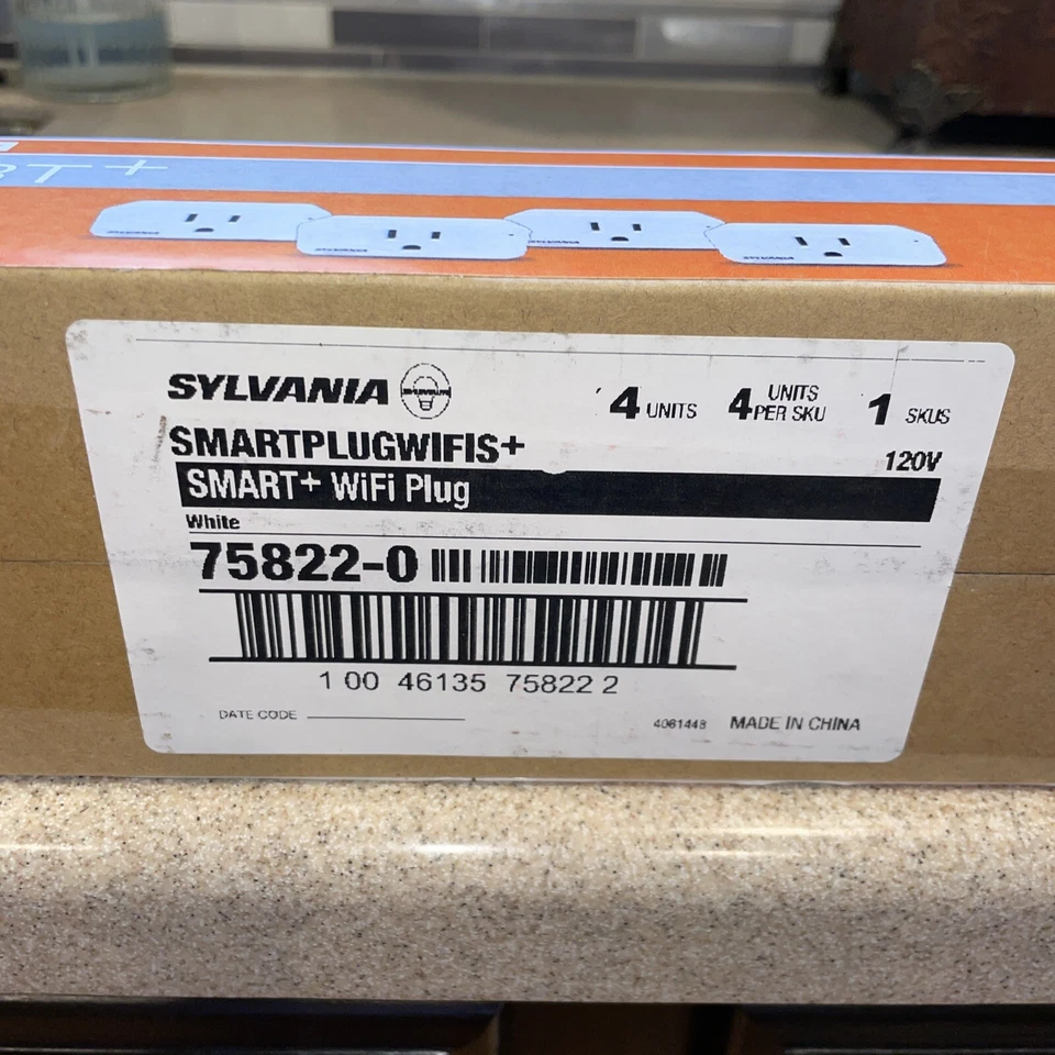 🔥 SYLVANIA Wifi Smart Plug-4 UNIDADES Blanco Control por Voz, Compatible con Alexa🔥 Foto 3 de 4