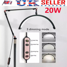 16in Eyelash LED Floor Light Half Moon Lamp Lash Extension for Beauty Lighting~