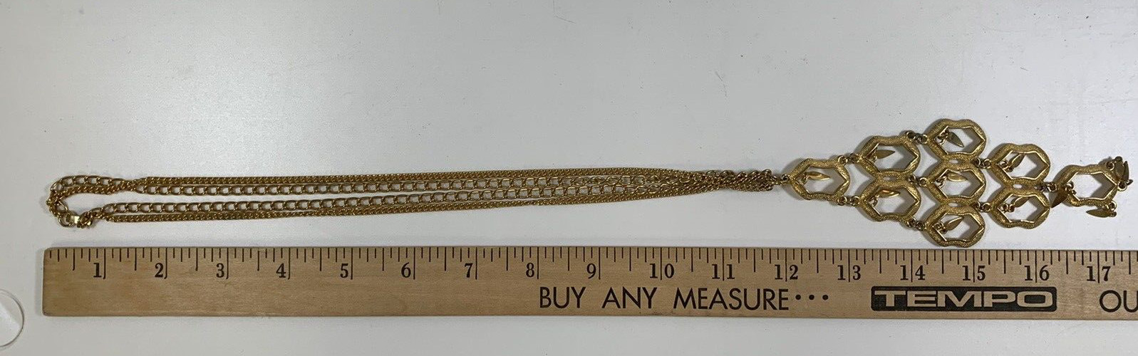 GOLD TONE LARGE STATEMENT - image 6