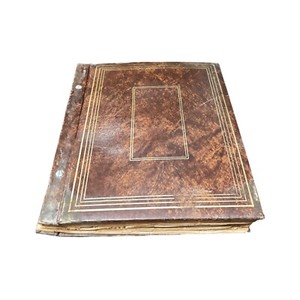 VTG SCRAPBOOK PHOTO ALBUM EST 1970S RPPC NATIVE AMERICANS TRAVEL 