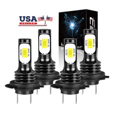 For Mercedes-Benz C250 C300 C350 - 4pc Combo Headlight High  Low Beam LED Bulbs