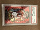 2022 Panini Select Football Red Disco Prizm Patrick Mahomes II #148 PSA 8.5
