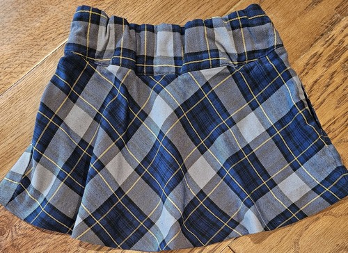 Girls Size 4 Land's End Pleated Plaid Skirt - School uniform - Picture 5 of 6