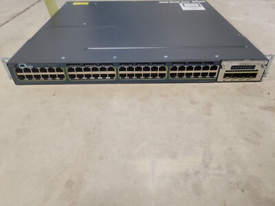 Cisco  Catalyst (WS-C3560X-48P-S) 48-Ports-Ports Rack-Mountable Switch Managed