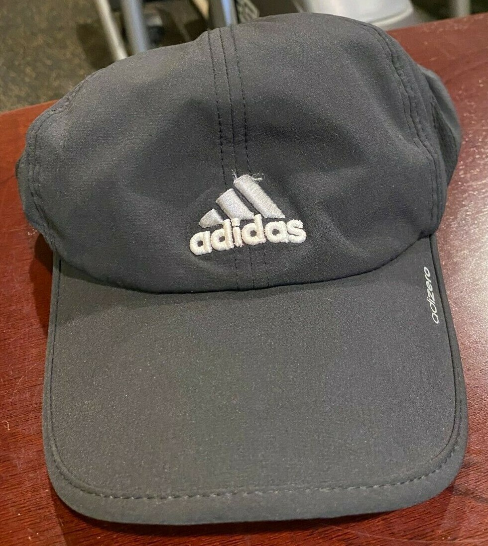 ADIDAS adizero Black Hat/Ball Cap, OneSize (RN90288), Gently Worn eBay