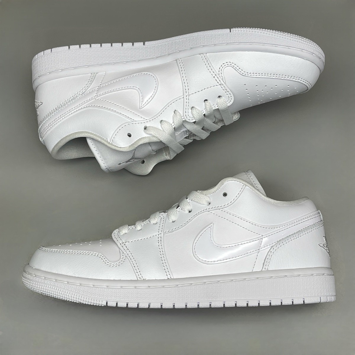 Nike Air Jordan 1 Low トリプル ホワイト レディース 22‐29cm Size 9 - Air Jordan 1 Low Triple White W for sale online | eBay