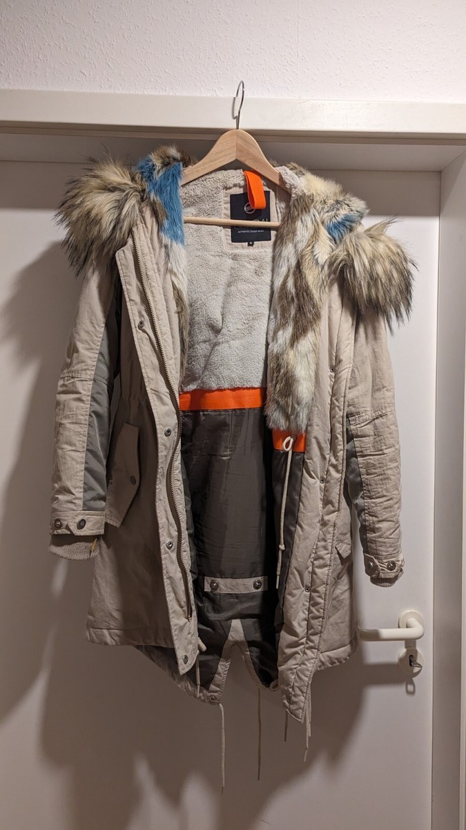 Sendai Parka Winterjacke Mit Kunstfell