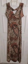 Touch Express Multicolor Paisley  Long Dress XL