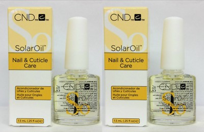 2 X CND Solar Oil Nail & Cuticle Conditioner - 0.25oz/7.3ml #13016 - FINAL SALE