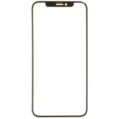 3in1 Glass Lens with OCA Frame No Adhesive for Apple iPhone XS Glass Cover Part