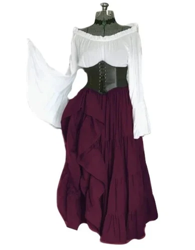 Victorian Gothic Queen Abendkleid Mittelalter Renaissance Elfe Prinzessin Lolita - Bild 18 von 21
