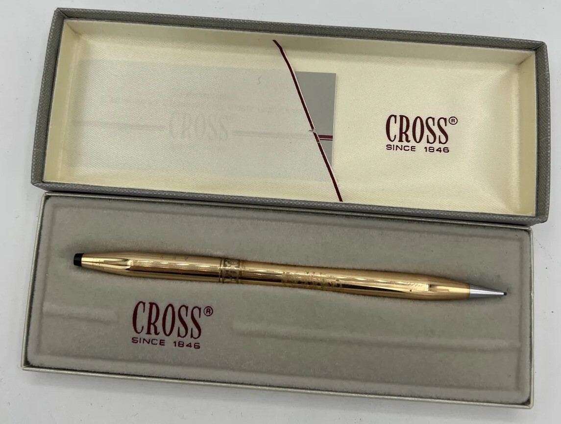 Cross USA 1/20 14K Filled 2 3/4 Lead Mechanical Pencil Medalist