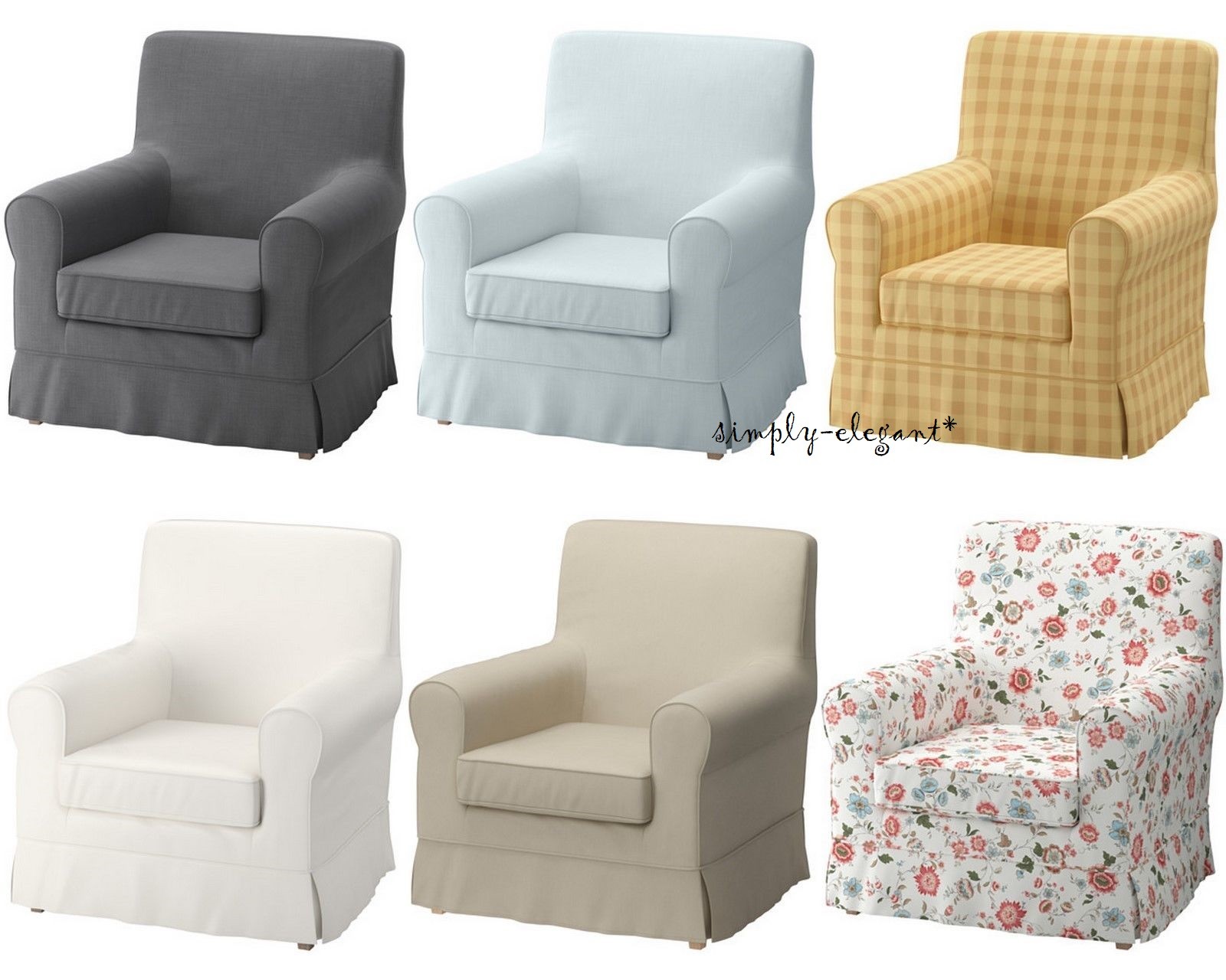 Ikea Ektorp Jennylund Chair Slipcover Cover Only Yellow 803 404 30