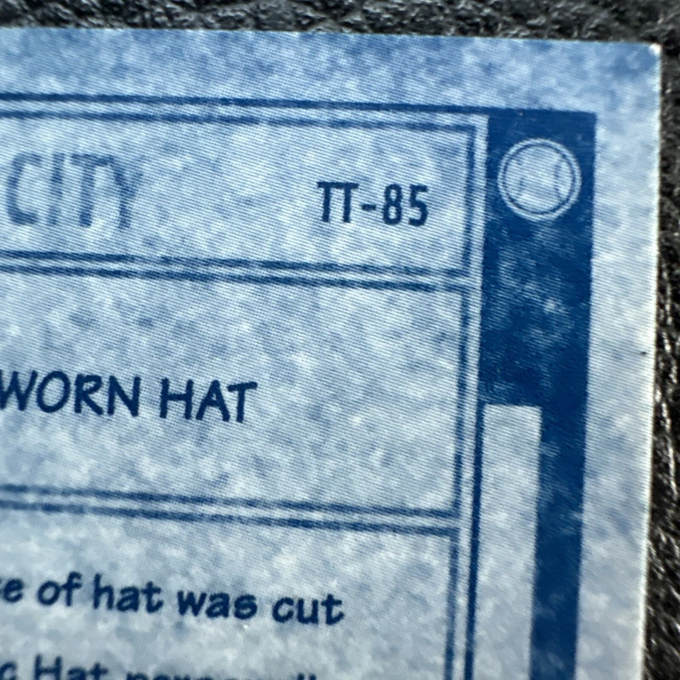 2003 Playoff Absolute Tools of the Trade Josh Phelps #TT-85 sombrero usado en juegos/125 Foto 4 de 4