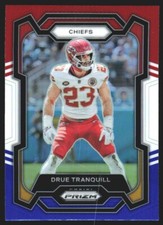 2023 Prizm Base Red White and Blue Drue Tranquill #156 JW1