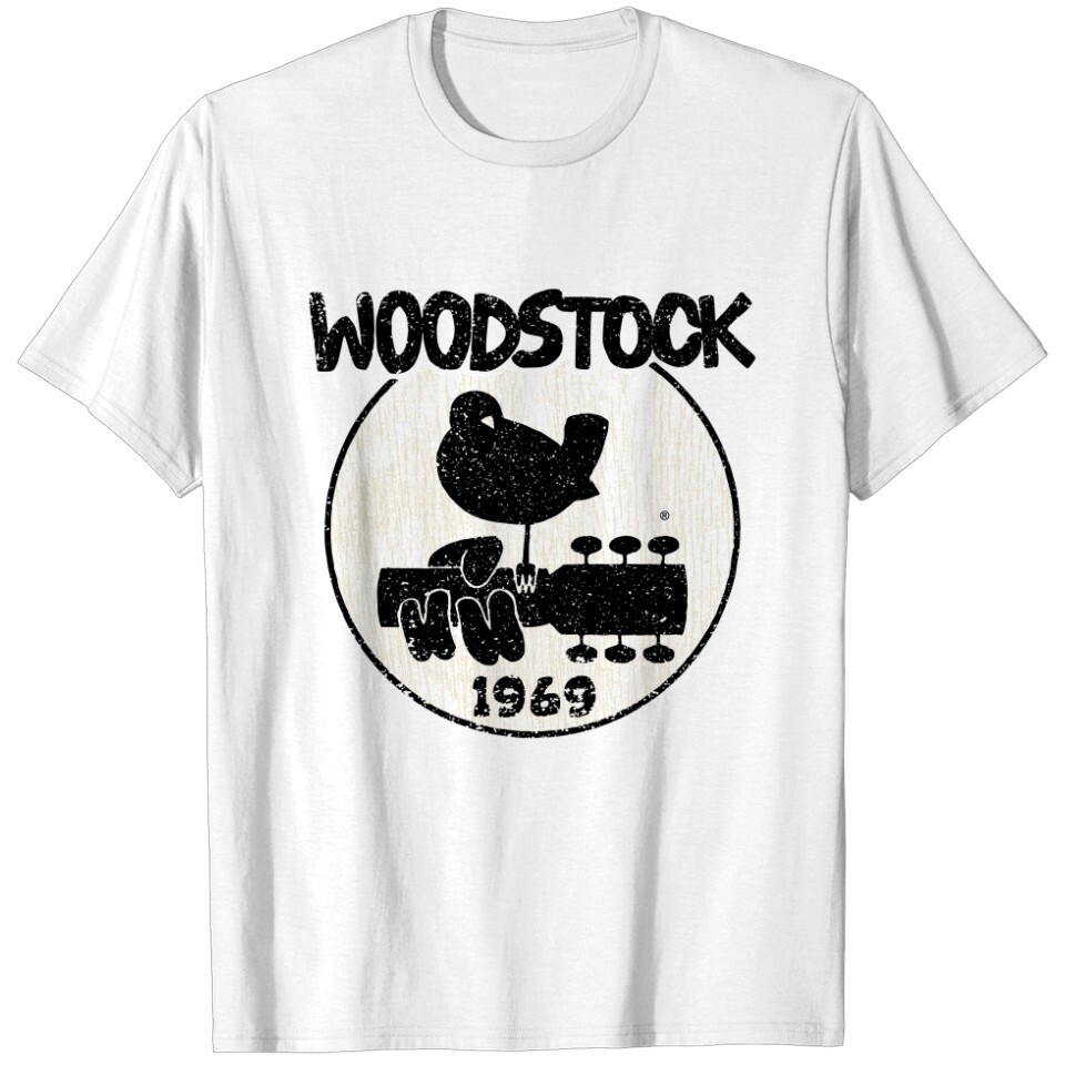 Woodstock 1969 Music Shirt, Woodstock Vintage Logo Adult T-Shirt