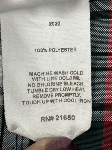 Dennis School Uniform Skort Lloyd Plaid Girls 12 Shorts Adjustable Waist - Picture 7 of 13