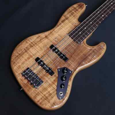 Fender / FSR MIJ Hybrid II Jazz Bass V Koa Top Natural