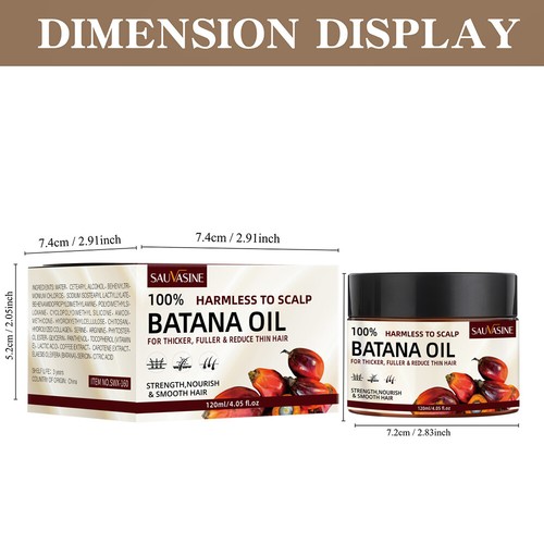 5/3 x Batana Öl Für Haarwachstum Haarausfall Behandlung Bio-Batana-Öl Haarpflege - Bild 18 von 41