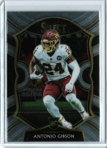 2020 Panini Select Antonio Gibson Concourse Base RC Card # 72