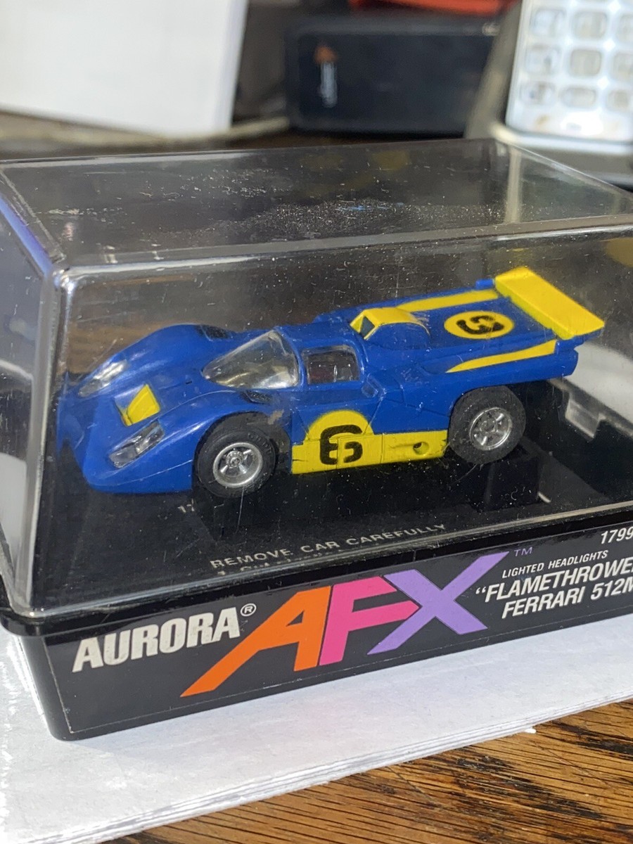 Aurora AFX Slot Car - Ferrari 512m # 1905 for sale online | eBay