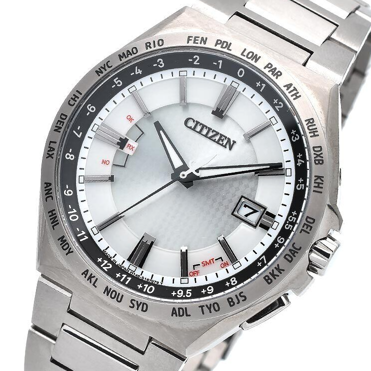 CITIZEN ATTESA CB0210-54A ACT Line Titanium Eco-Drive Radio Solar 