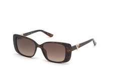 Guess GU7631 52F Brown Tortoise Plastic Women Sunglasses Frame 53-16-145 GU7631