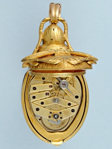 GOLD AND ENAMEL BEETLE FORM WATCH - 第 7/8 張圖片