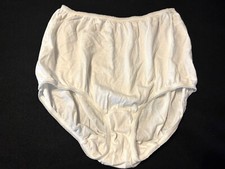 Vtg UNDERSCORE 4028 All Cotton High-Waist 6 Brief Panties