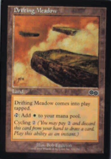 Drifting Meadow - Urza's Saga: #320, Magic: The Gathering Nm R136