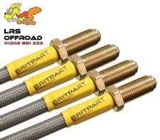 Land Rover Discovery 1 95-0n Extended Std40mm Braided Brake Hose Kit Da241240s