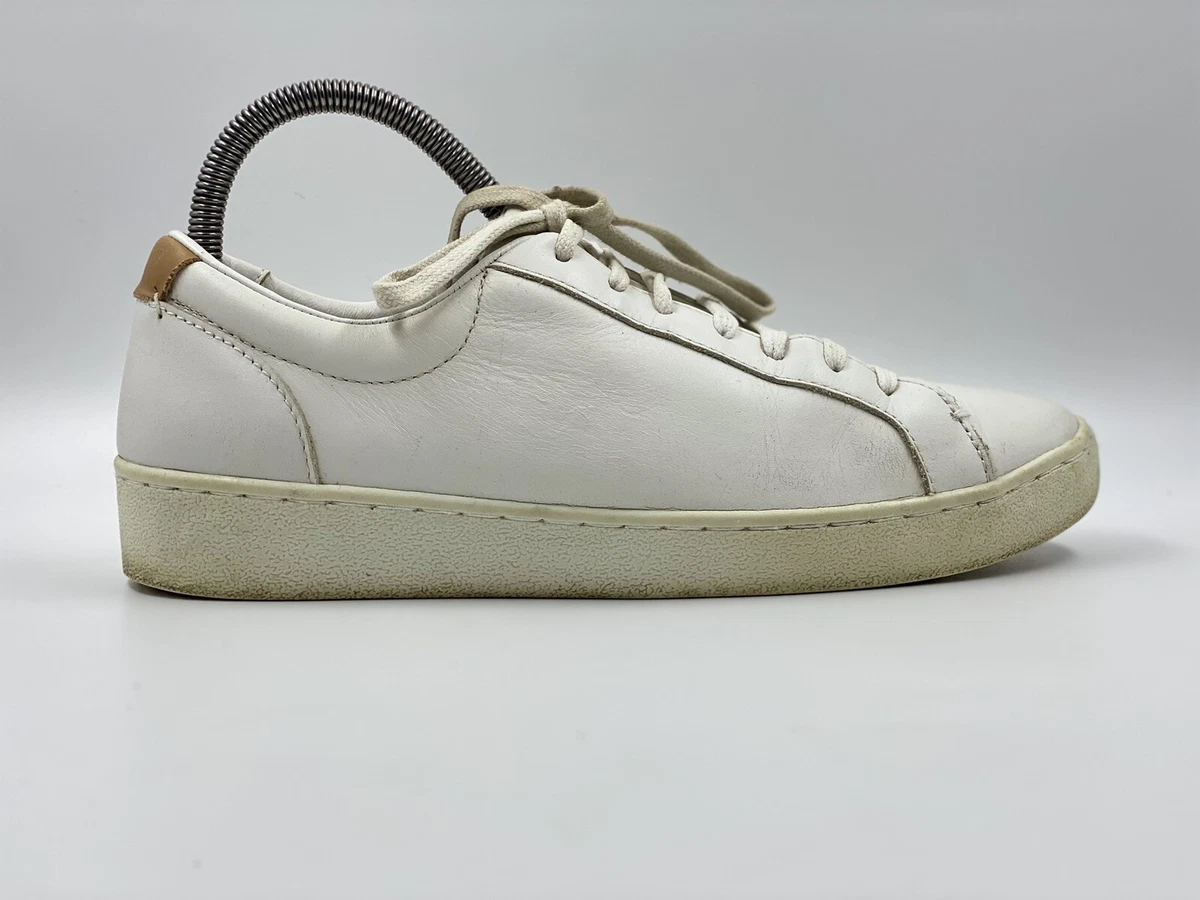 Jigsaw white leather trainers hot sale