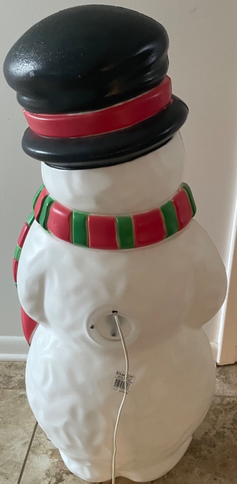 Vintage 39" Grand Venture Frosty Snowman Christmas Blow Mold eBay