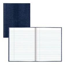 Rediform Executive Journal Lizard Print 9.25"X7.25" 144 Ruled Pages Indigo Blue