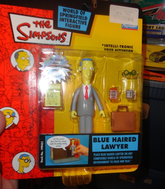 SIMPSONS BLUE HAIRED LAWYER. MINT ON CARD. eBay