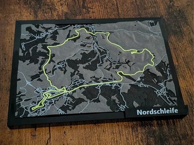 Nordschleife | Magie in Miniatur | 3D Miniaturkarten | Free Shipping