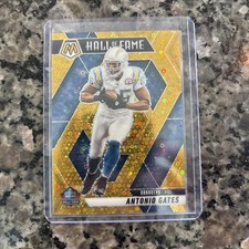 2025 Panini Mosaic - Hall of Fame Antonio Gates #292 Gold Mosaic Prizm /10