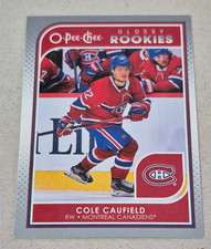 2021/22  O PEE CHEE GLOSSY ROOKIES  COLE CAUFIELD MONTREAL CANADIENS 