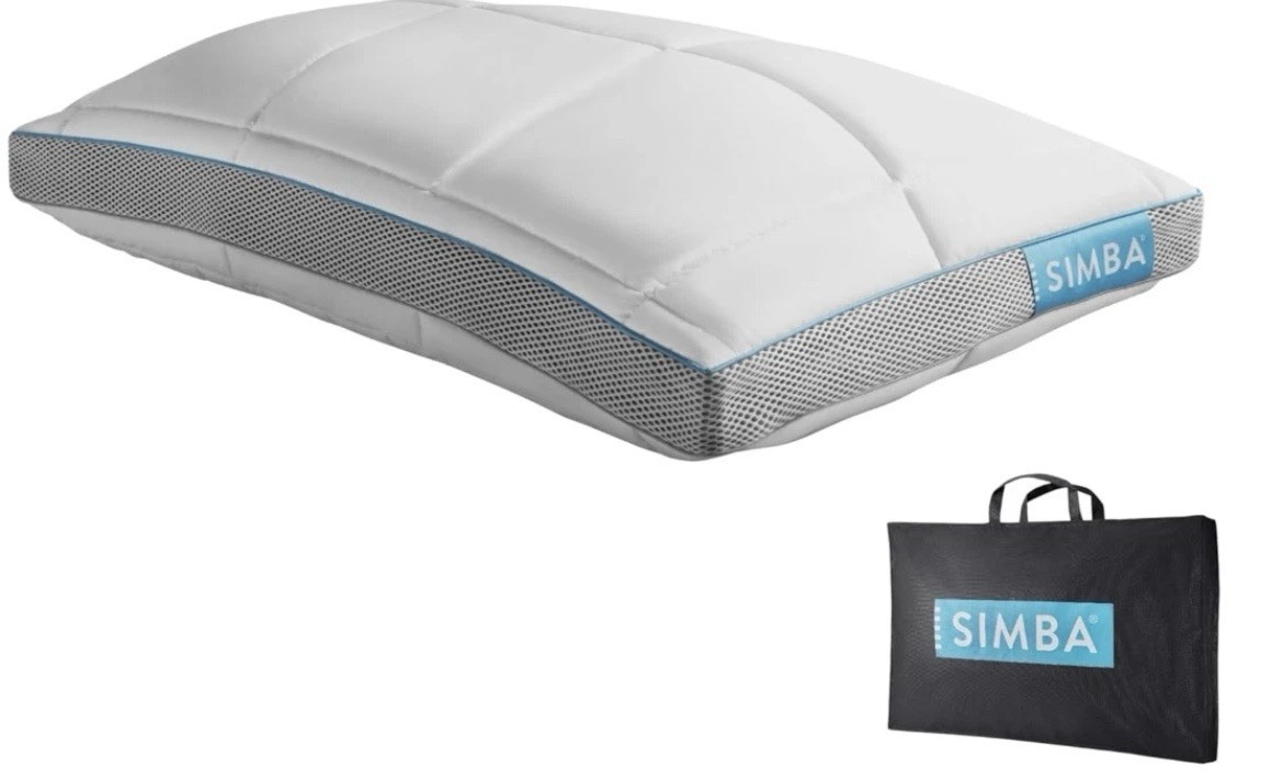 Simba Hybrid Pillow White 48x74cm New Sealed Adjustable Cooling Pillow BNWT