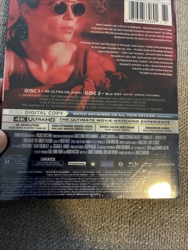 Terminator 2: Judgment Day 4K Ultra HD Best Buy Exclusive Steelbook - Brand New - Picture 15 of 20