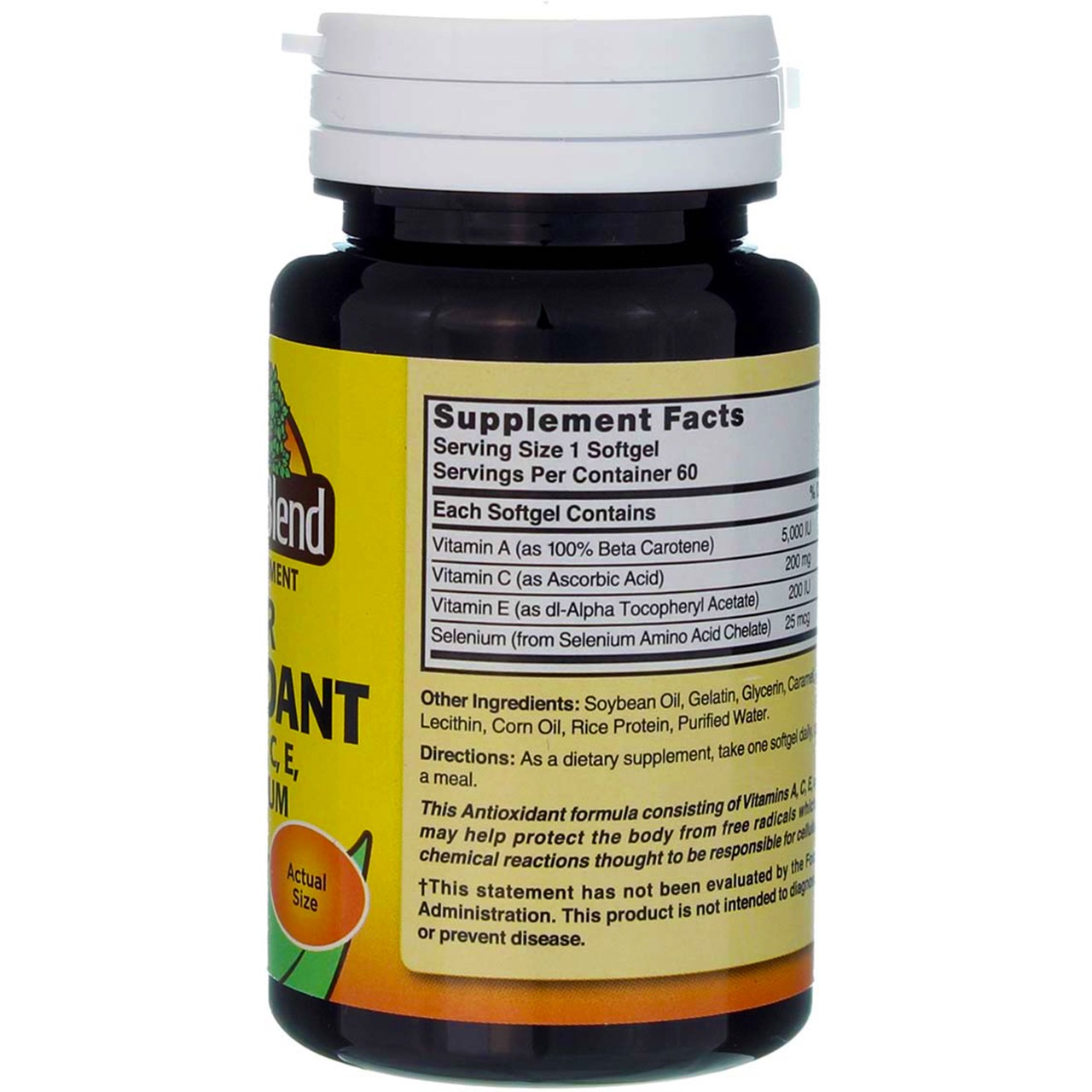 3 Pack Nature's Blend Super Antioxidant Soft Gels, 60 Ct