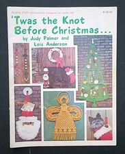 1978 Vtg KNOT BEFORE CHRISTMAS MACRAME Quality Craft Instructions Book Pat Depke
