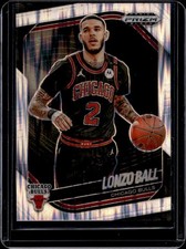 2024-25 Panini Prizm Black Lonzo Ball Skewed Prizm #/249 Bulls