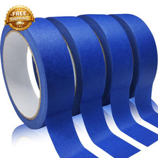 4 Rolls Premium Painters Tape Blue Tape Masking Tape Paint Tape For Multi-purpos