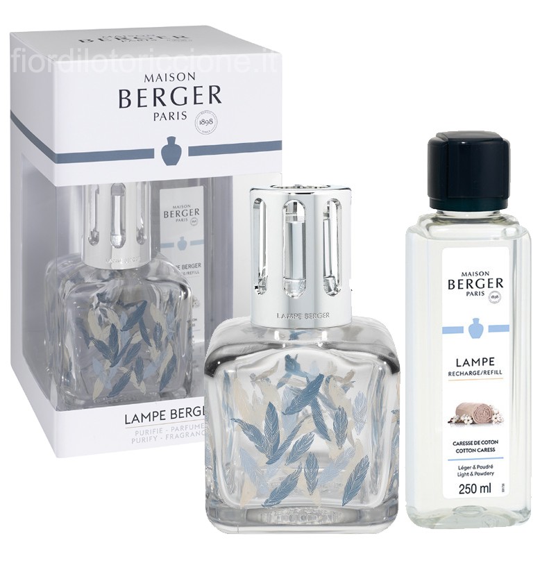 Maison Berger Cofanetto Glaçon Plumes con Caresse de Coton 250ml Offerta