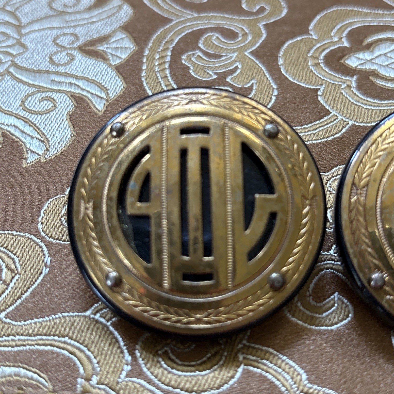 Runway Black Bakelite Statement Clip Earrings Art… - image 2