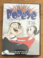 Popeye the Sailor: 12 Classic Cartoons DVD Digitally Enhanced Audio 5.1