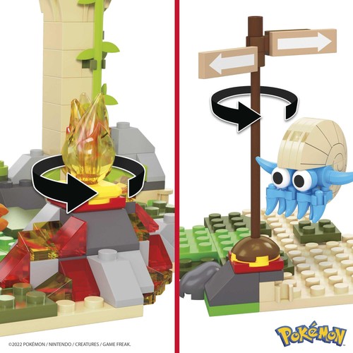 Mega Pokemon Action Figur Bauspielzeug, Dschungelruinen mit 464 Teilen, Bewegung... - Bild 5 von 6