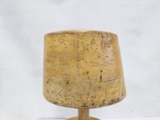 Vtg Wood Wooden Hat Block Head Style Form Mold Display  Mold Millinery 21"in #11